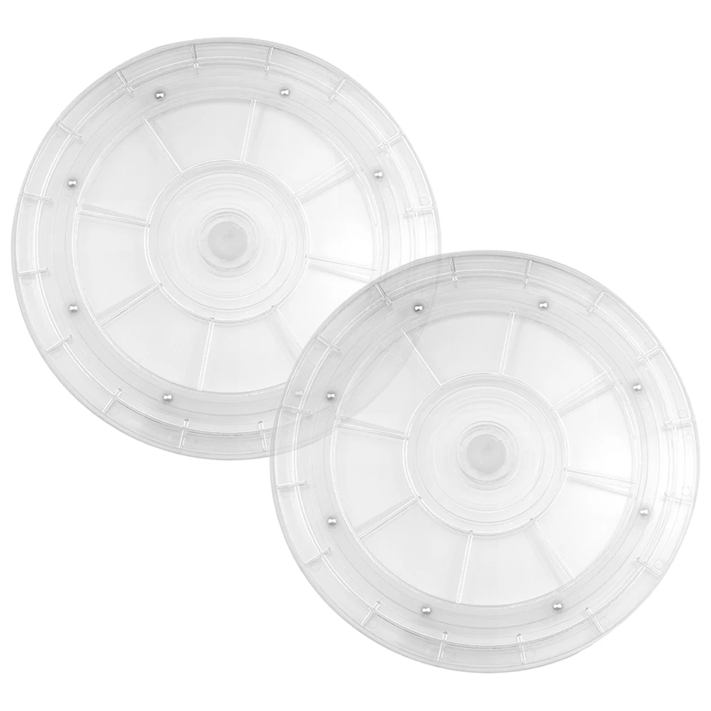 2pcs Rotating Turntable Clear Acrylic 360Degree Smooth Silent Kitchen Spice Holder Transparent Banquet Restaurant Storage
2pcs Rotating Turntable Clear Acrylic 360Degree Smooth Silent Kitchen Spice Holder Transparent Banquet Restaurant Storage