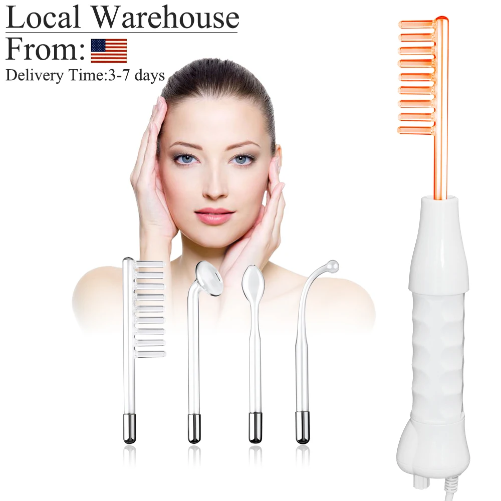 4 in 1 High Frequency Appliance Electrode Tube Wand Electrotherapy Skin Care Facial Spa Tightening Acne Spot Wrinkles Remover
4 in 1 High Frequency Appliance Electrode Tube Wand Electrotherapy Skin Care Facial Spa Tightening Acne Spot Wrinkles Remover