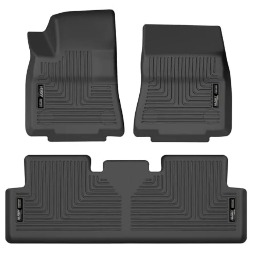 Weatherbeater Floor Mats for 2020-2025 Tesla Model Y Front Second Row 3-Piece Set Black Durable Rubber Non-Slip Mat with Custom
Weatherbeater Floor Mats for 2020-2025 Tesla Model Y Front Second Row 3-Piece Set Black Durable Rubber Non-Slip Mat with Custom