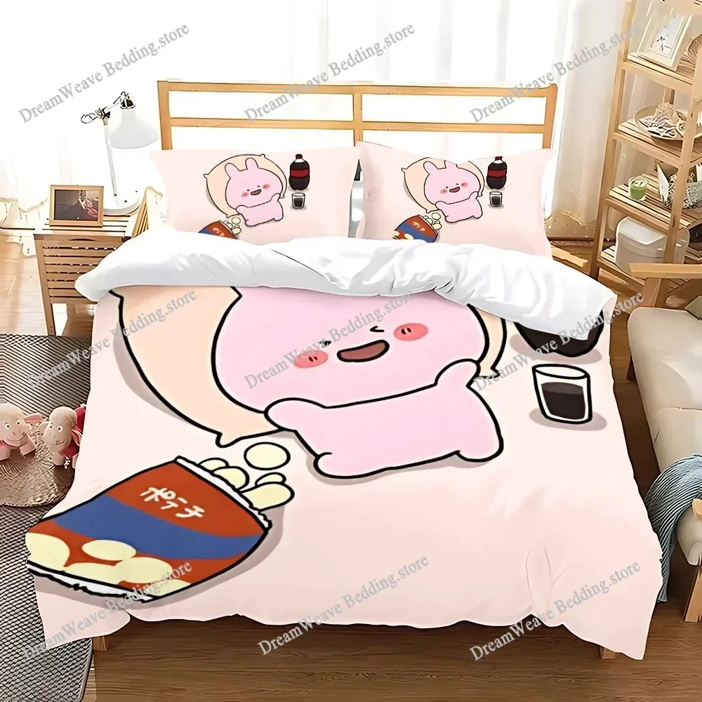 3D Print Duvet Cover Sleep Cute Asamimi Square Pattern Quilt Covers for Children Single Twin Queen King Bedding Set Home Textile
3D Print Duvet Cover Sleep Cute Asamimi Square Pattern Quilt Covers for Children Single Twin Queen King Bedding Set Home Textile