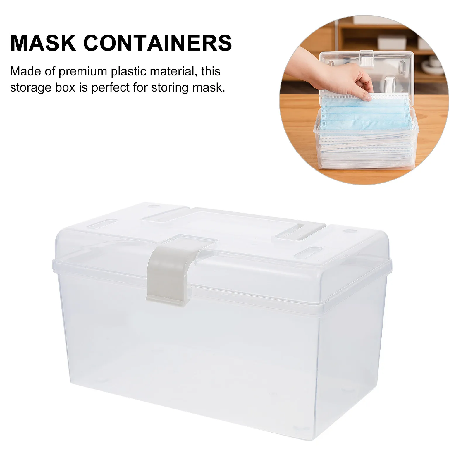 1Pcs Environmental Protection Mask Storage Box Dustproof Portable Face Mask Holder Compact Lightweight Drawer Cabinet Storage
1Pcs Environmental Protection Mask Storage Box Dustproof Portable Face Mask Holder Compact Lightweight Drawer Cabinet Storage