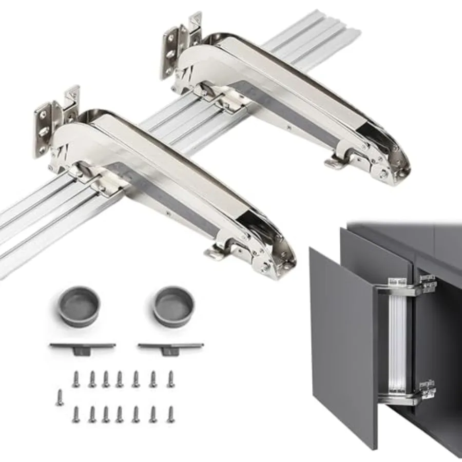 Lateral Opening Door Hinge Set, Hidden Door Hinge Kit, 180° Parallel Opening Cabinet Wardrobe Door Sliding, Load-Bearing 15.4lb
Lateral Opening Door Hinge Set, Hidden Door Hinge Kit, 180° Parallel Opening Cabinet Wardrobe Door Sliding, Load-Bearing 15.4lb