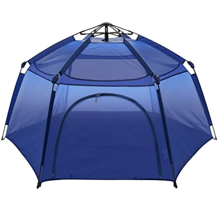 Indoor Outdoor Baby Playpen: Mesh Pop-Up Play Yard 84x84x44 with Mosquito Net, Gray, Large Ventilated Safe Play Tent for Infant
Indoor Outdoor Baby Playpen: Mesh Pop-Up Play Yard 84x84x44 with Mosquito Net, Gray, Large Ventilated Safe Play Tent for Infant