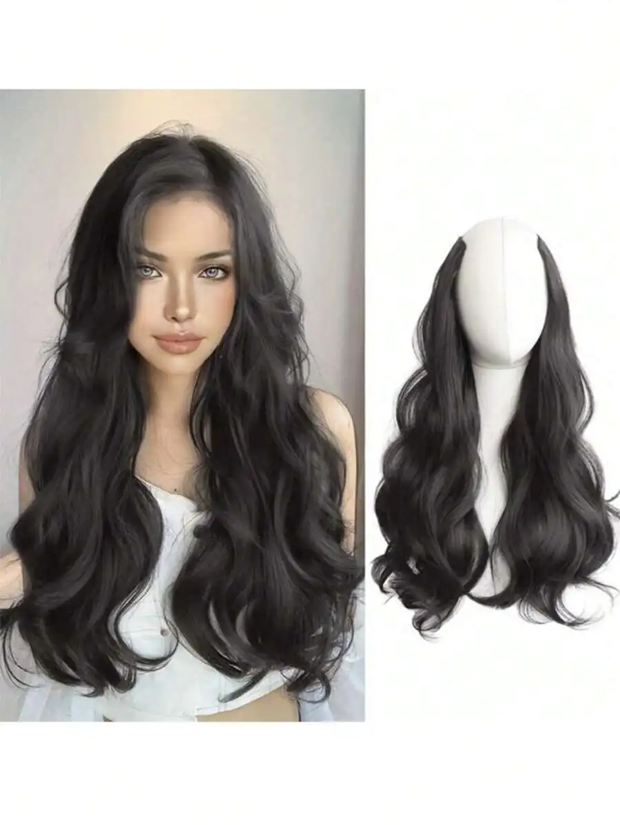 1pc V-Shape Synthetic Fiber Natural Long Hair Extension Clip-In Hairpiece For Straight Or Curly Hair Casual,Hair Accessories,Hair Clips,Hair Slide,Hair Barrettes Claw Clips, School Stuff
1pc V-Shape Synthetic Fiber Natural Long Hair Extension Clip-In Hairpiece For Straight Or Curly Hair Casual,Hair Accessories,Hair Clips,Hair Slide,Hair Barrettes Claw Clips, School Stuff