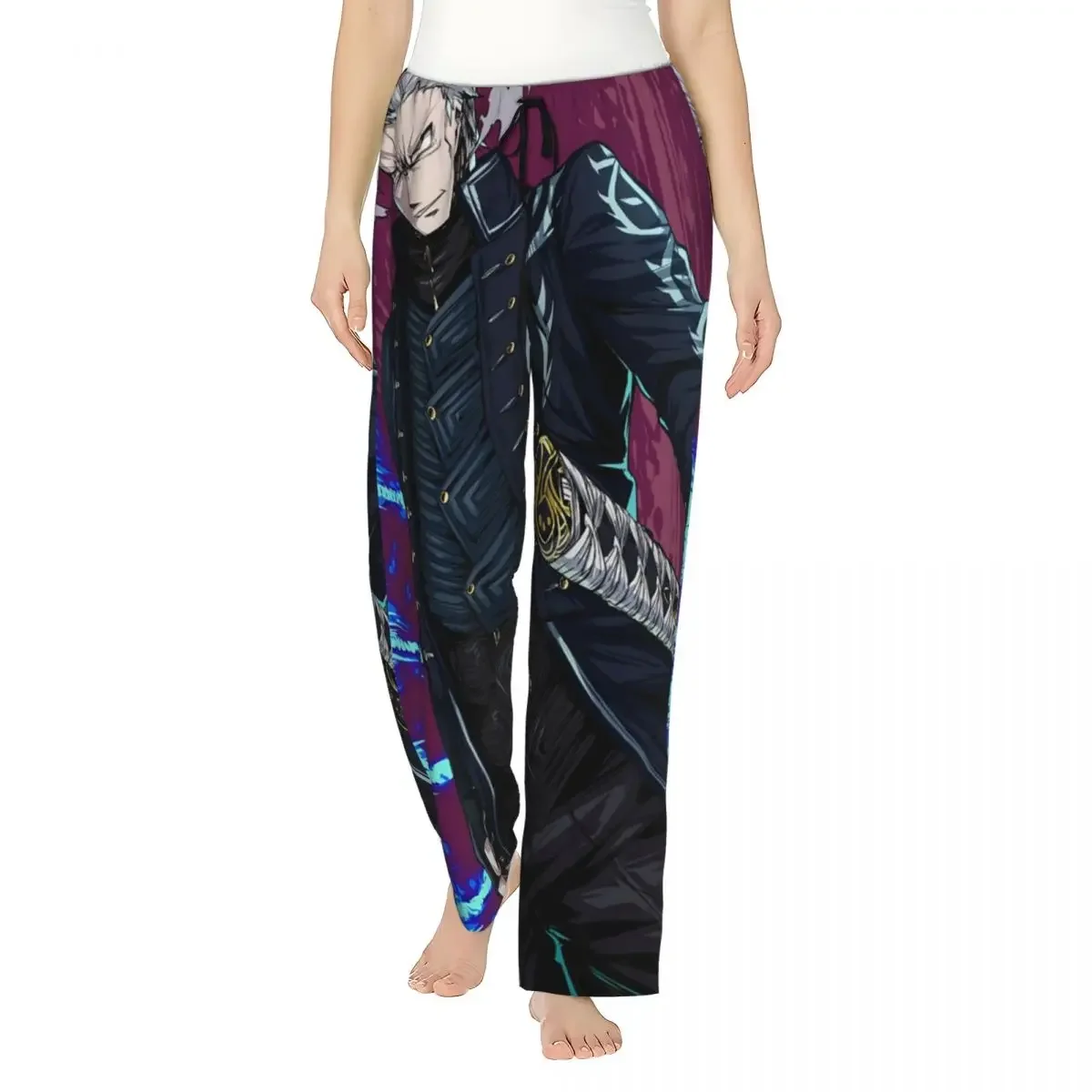 Custom Vergil From The Devil May Cry Series Women Pajama Pants Lounge Sleep Sleepwear Bottoms with Pockets
Custom Vergil From The Devil May Cry Series Women Pajama Pants Lounge Sleep Sleepwear Bottoms with Pockets