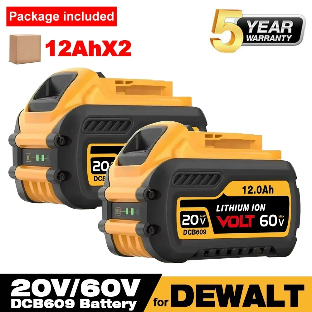 Long Lasting 18.0Ah DCB200 MAX Rechargeable Battery for Dewalt DCB606 DCB205 DCB206 DCB209 DCB182 20V/60V Battery Original
Long Lasting 18.0Ah DCB200 MAX Rechargeable Battery for Dewalt DCB606 DCB205 DCB206 DCB209 DCB182 20V/60V Battery Original