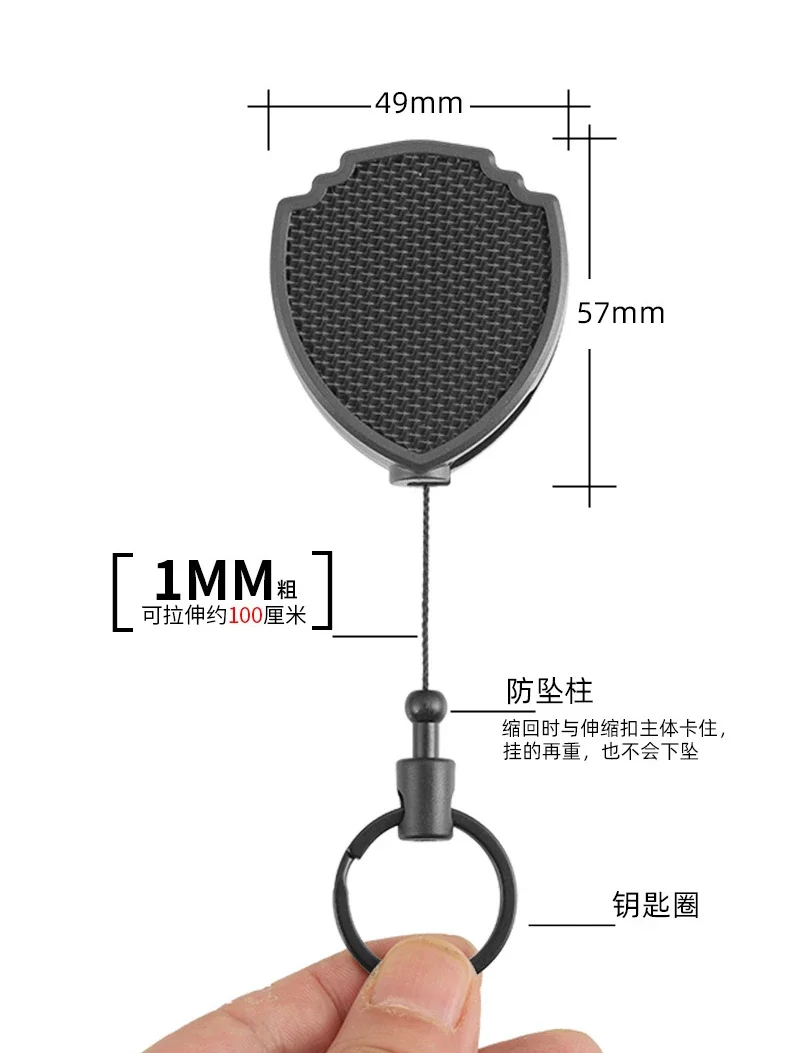 Retractable Keychain Retractable Badge Holder Reel Clip ID Badge Holder with Belt Clip Anti-Lost Keys Cards Holder
Retractable Keychain Retractable Badge Holder Reel Clip ID Badge Holder with Belt Clip Anti-Lost Keys Cards Holder