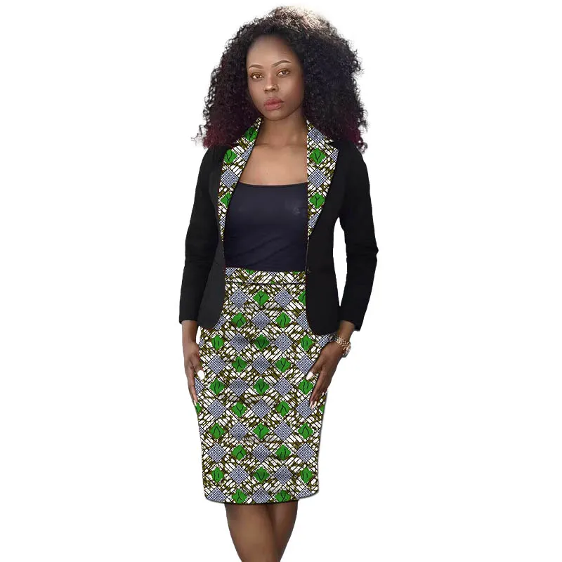 Original Design Print African Couture Women's Outfits Tailored Black Blazer Patch Wax Skirt Traditional Party Wear
Original Design Print African Couture Women's Outfits Tailored Black Blazer Patch Wax Skirt Traditional Party Wear