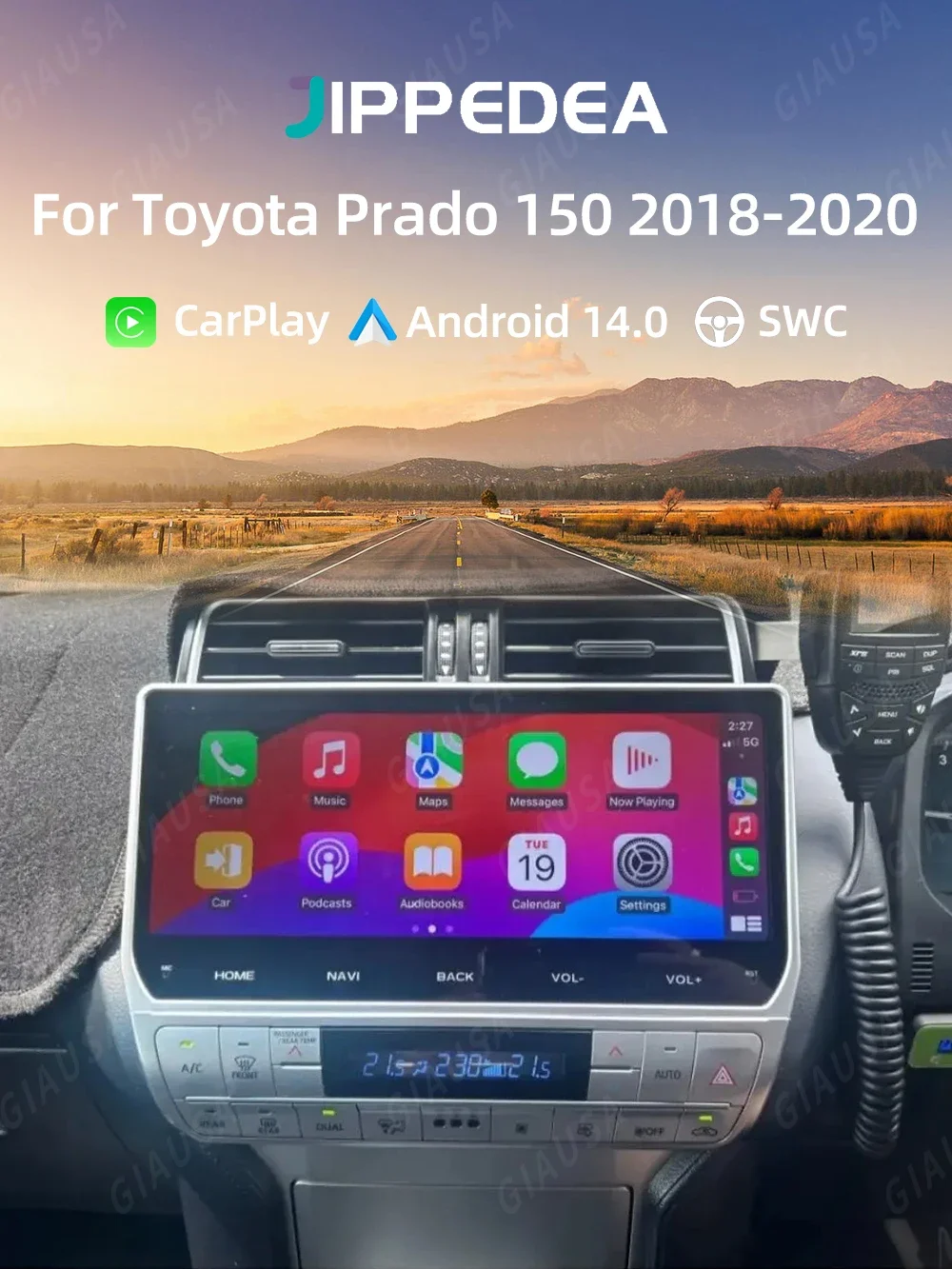 Carplay 12.3 " Android 13.0 For Toyota Land Cruiser Prado 150 2018-2022 Multimedia Car DVD Player GPS WIFI Bluetooth Radio Auto
Carplay 12.3 " Android 13.0 For Toyota Land Cruiser Prado 150 2018-2022 Multimedia Car DVD Player GPS WIFI Bluetooth Radio Auto