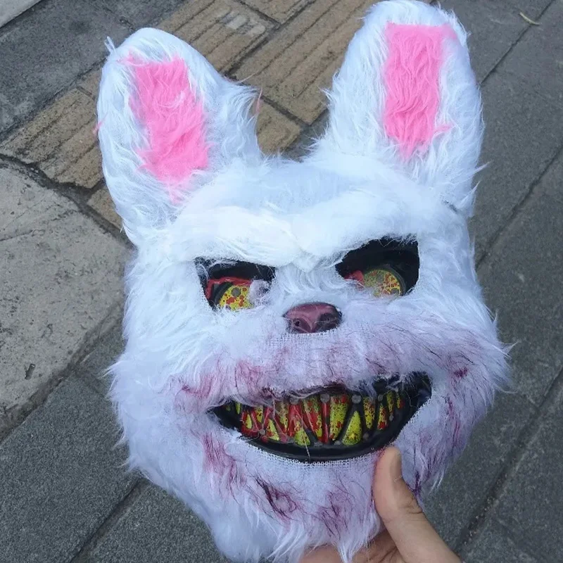 New Funny Cartoon Bear Rabbit Bloody Plush Bunny Mask Make-up Headgear Cosplay Props Cosplay Face Masks Halloween Accessories
New Funny Cartoon Bear Rabbit Bloody Plush Bunny Mask Make-up Headgear Cosplay Props Cosplay Face Masks Halloween Accessories