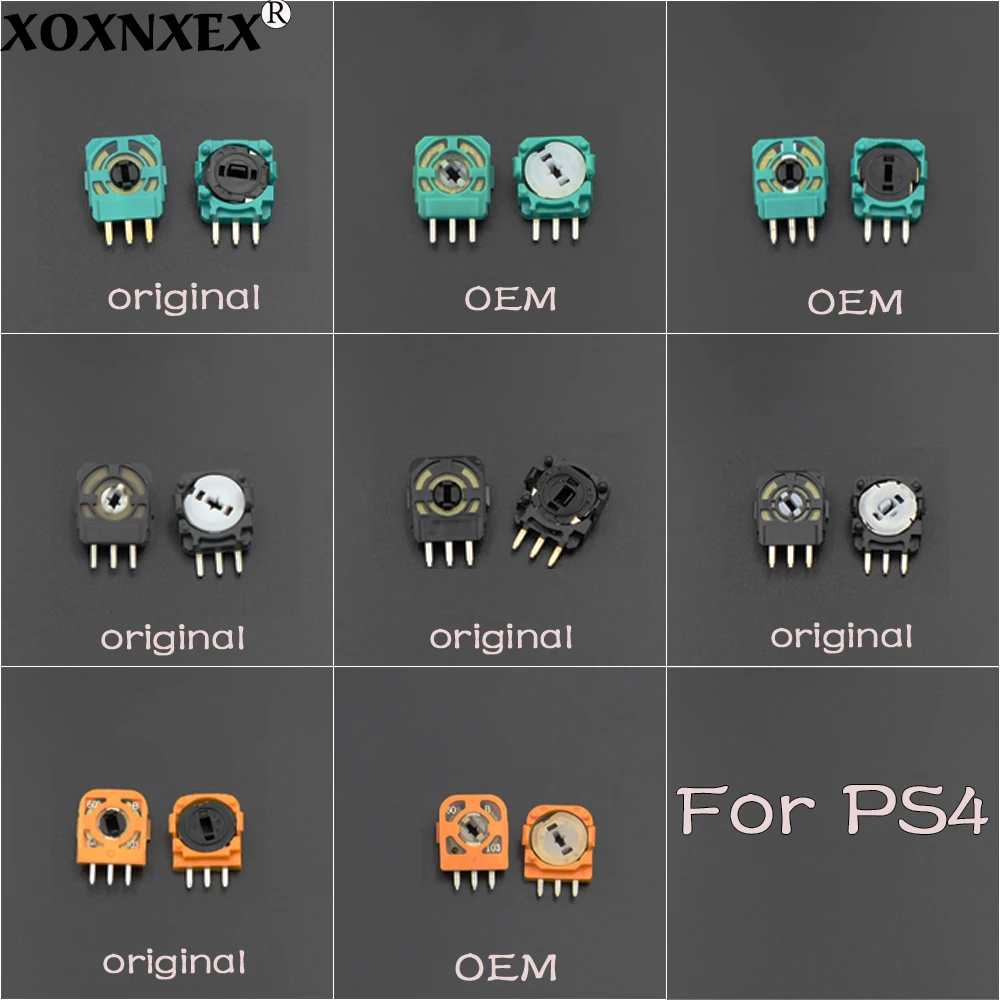 2/10/20/50PCS Original/OEM 3D Analog Micro Switch Sensor for PS4 Controller 3D Thumbstick Axis Resistors Potentiometer
2/10/20/50PCS Original/OEM 3D Analog Micro Switch Sensor for PS4 Controller 3D Thumbstick Axis Resistors Potentiometer