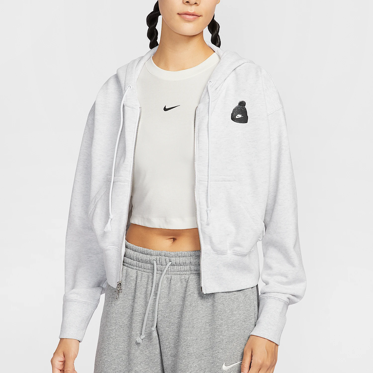Nike Authentic Autumn Style Women's Hooded Short Knitted Jacket IO0490-051
Nike Authentic Autumn Style Women's Hooded Short Knitted Jacket IO0490-051