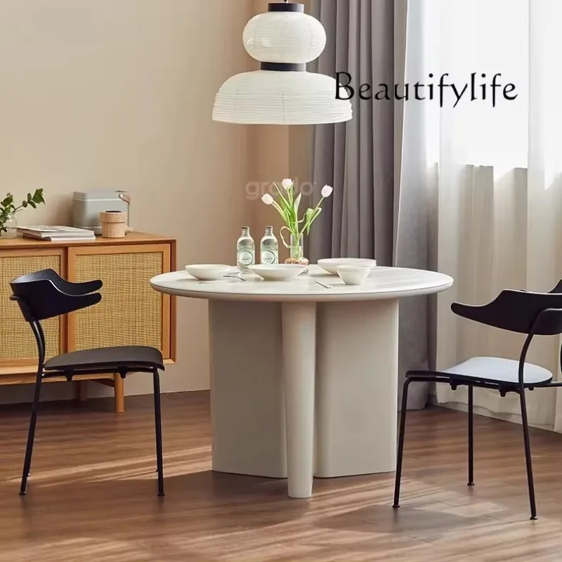 T10 Nordic Modern Round Table Household Small Apartment American Simple Light Luxury Italian Round Solid Wood Dining Table
T10 Nordic Modern Round Table Household Small Apartment American Simple Light Luxury Italian Round Solid Wood Dining Table