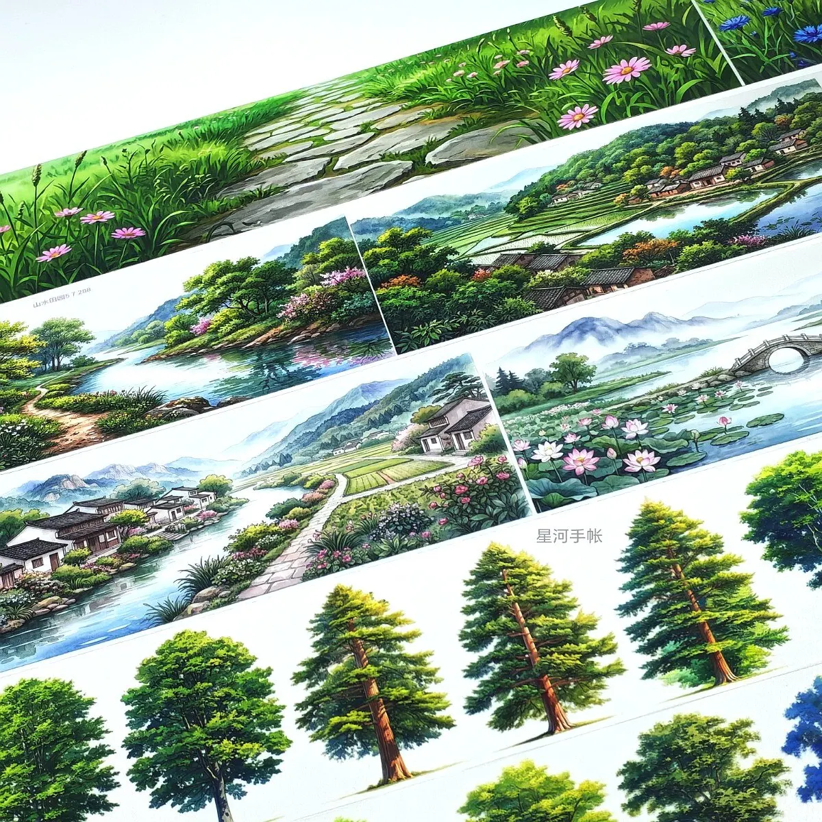 1 Loop Sample Zhai Maoju Antique Landscaping Modern Furniture Material Landscape Pastoral Small Tree Grass Pavement Sky Tape
1 Loop Sample Zhai Maoju Antique Landscaping Modern Furniture Material Landscape Pastoral Small Tree Grass Pavement Sky Tape