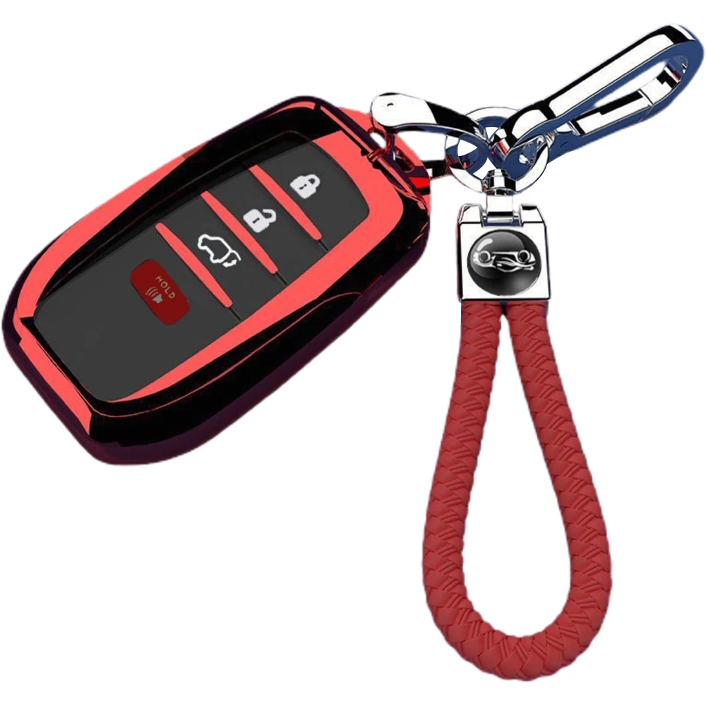 Key Fob Cover for Toyota 2026 RAV4 2025 2026 Grand Highlander Corolla Cross 4Runner Land Cruiser Highlander Crown Signia Sequoia Venza 2021-2026, 4-Button,TPU
Key Fob Cover for Toyota 2026 RAV4 2025 2026 Grand Highlander Corolla Cross 4Runner Land Cruiser Highlander Crown Signia Sequoia Venza 2021-2026, 4-Button,TPU
