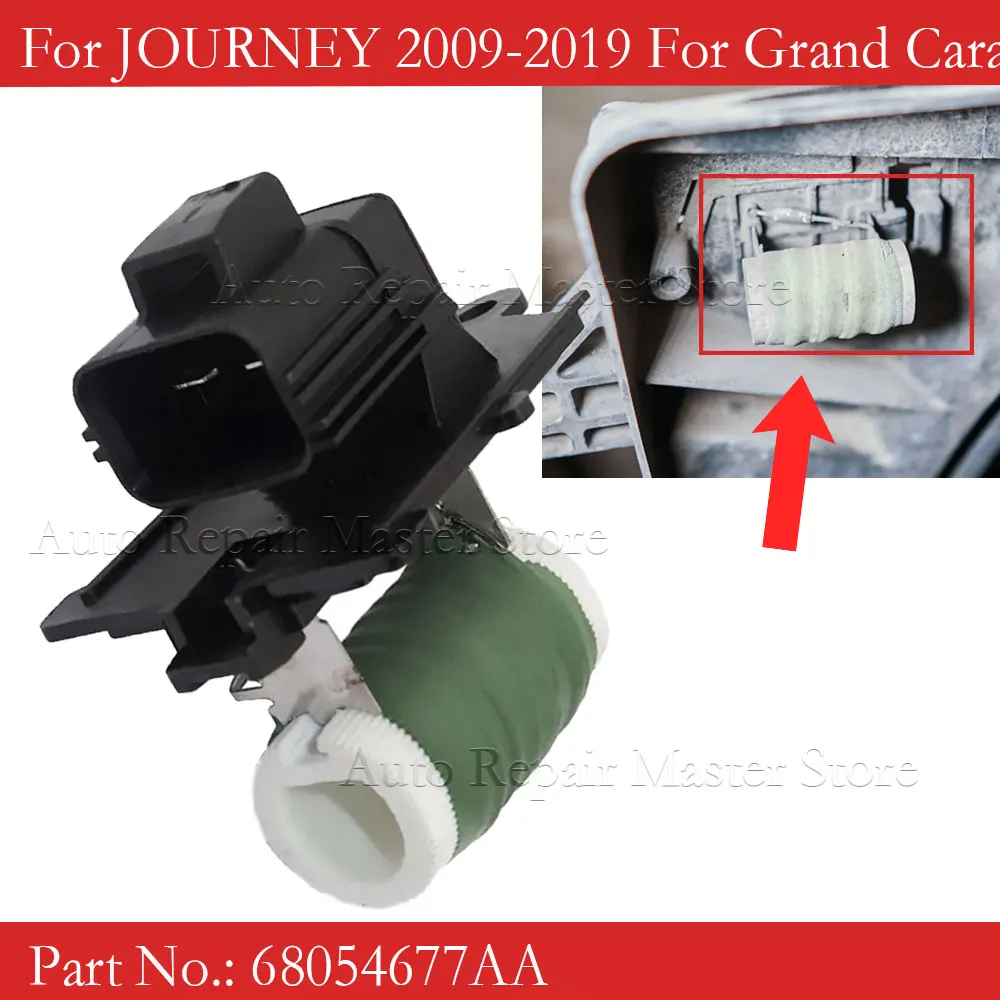 Engine Cooling Fan Blower Motor Resistor Accessory 68054677AA For Dodge Grand Caravan Journey Chrysler Town & Country 2008-2020
Engine Cooling Fan Blower Motor Resistor Accessory 68054677AA For Dodge Grand Caravan Journey Chrysler Town & Country 2008-2020