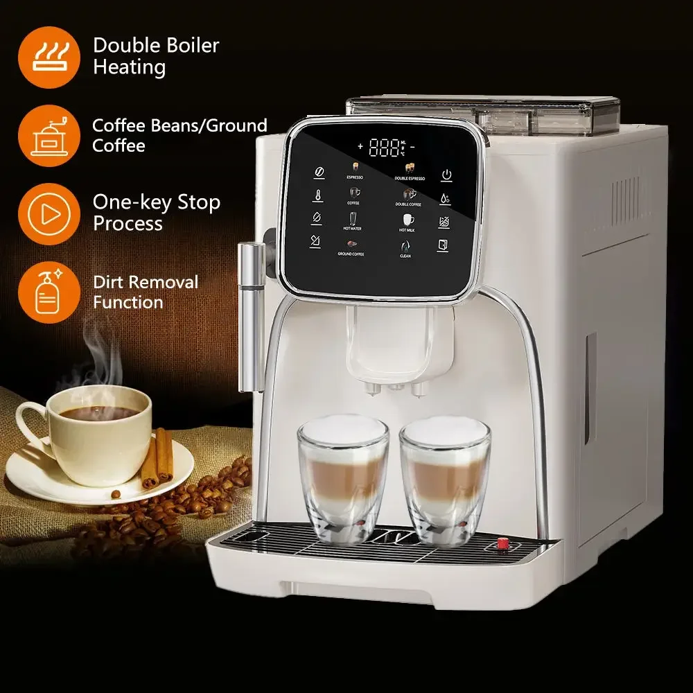 Customizable Home and Commercial Espresso Machine Smart Automatic with Water Bottle Feature
Customizable Home and Commercial Espresso Machine Smart Automatic with Water Bottle Feature