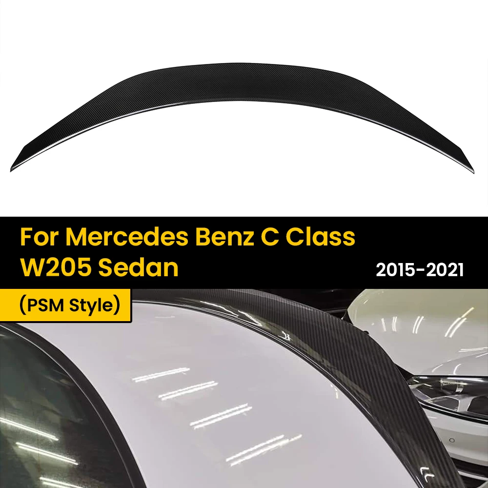 Automotive Dry Carbon Real Carbon Fiber Trunk Spoiler Wing For Mercedes Benz C Class W205 Sedan 2015-2021 Boot Lid Lip
Automotive Dry Carbon Real Carbon Fiber Trunk Spoiler Wing For Mercedes Benz C Class W205 Sedan 2015-2021 Boot Lid Lip