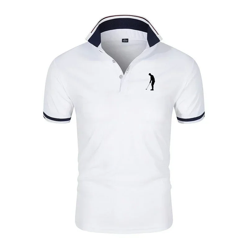 2026 Men's Golf Polo Shirt Summer Short Sleeve Lapel Breathable T-Shirt Fashion Streetwear Tops Casual Button Down Golfing Tees
2026 Men's Golf Polo Shirt Summer Short Sleeve Lapel Breathable T-Shirt Fashion Streetwear Tops Casual Button Down Golfing Tees
