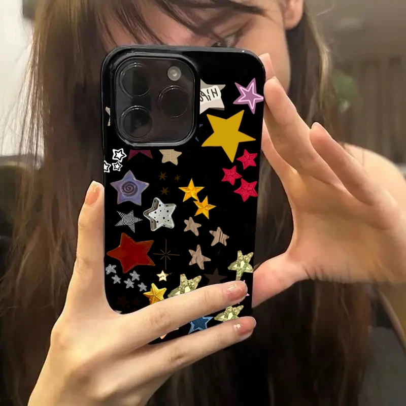 Creative Colorful Star Pattern Phone Case For iPhone 11 12 13 14 15 16 17 Pro Max 16E 17Air X XR XS 7 8 Plus Shockproof Cover
Creative Colorful Star Pattern Phone Case For iPhone 11 12 13 14 15 16 17 Pro Max 16E 17Air X XR XS 7 8 Plus Shockproof Cover