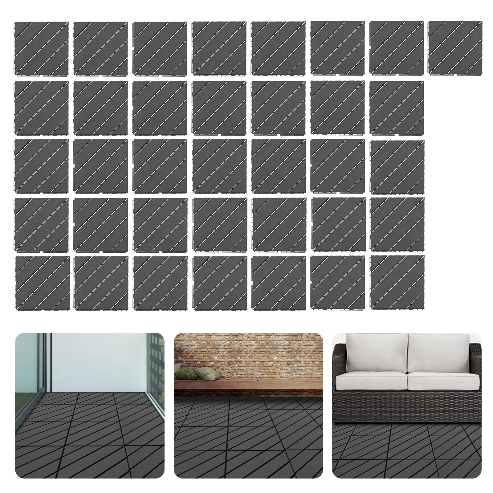 12"x12" Interlocking Decking Tile Outdoor Use 36 Pack Outdoor Patio Flooring Plastic Interlocking Deck Tiles
12"x12" Interlocking Decking Tile Outdoor Use 36 Pack Outdoor Patio Flooring Plastic Interlocking Deck Tiles