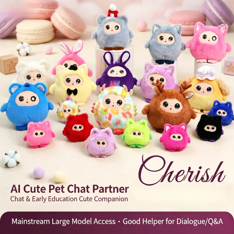 AI Plush ToyAI Smart Interactive Plush Toy, Voice Dialogue Early Educational & Intellectual E-Pet open up fun life W/Tuya App
AI Plush ToyAI Smart Interactive Plush Toy, Voice Dialogue Early Educational & Intellectual E-Pet open up fun life W/Tuya App