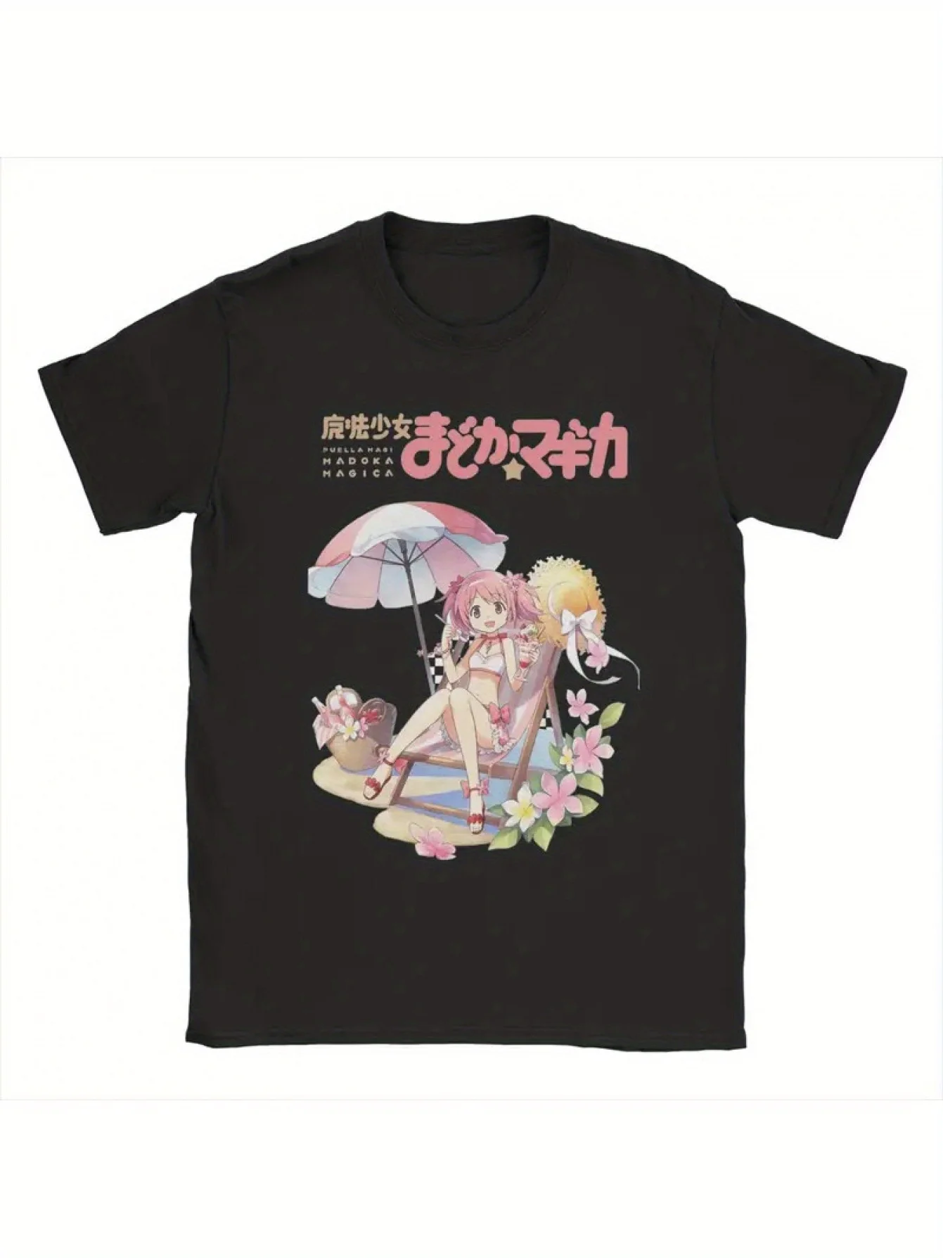 Мужская футболка Puella Magi Madoka Magica с рисунком аниме — футболка из 100% хлопка с короткими рукавами и круглым вырезом с яркой пляжной сценой
Мужская футболка Puella Magi Madoka Magica с рисунком аниме — футболка из 100% хлопка с короткими рукавами и круглым вырезом с яркой пляжной сценой