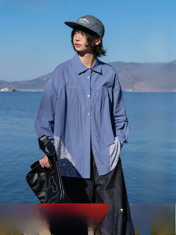 Ранняя весна 2026: Легкая повседневная блузка с длинным рукавом, кружевными вставками и бретельками, дышащая и комфортная, для молодых женщин
Ранняя весна 2026: Легкая повседневная блузка с длинным рукавом, кружевными вставками и бретельками, дышащая и комфортная, для молодых женщин