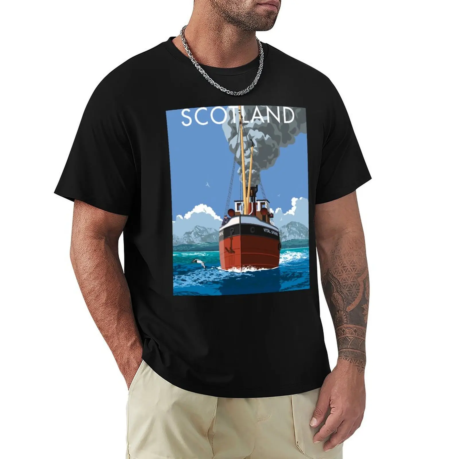 Scotland, Para Handy plies the Sound of Jura T-Shirt Plus Size Everyday Tee Shirt
Scotland, Para Handy plies the Sound of Jura T-Shirt Plus Size Everyday Tee Shirt