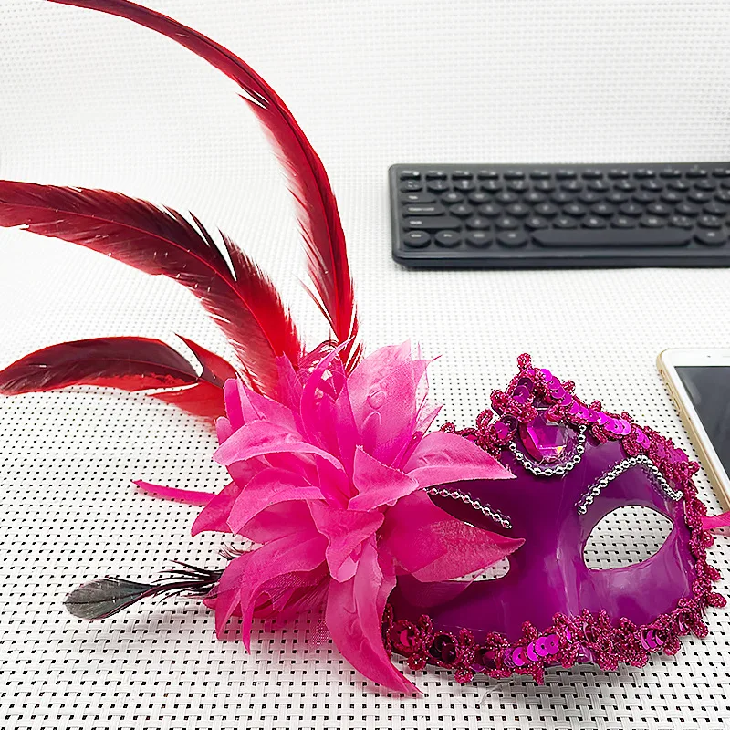 Dance Party Diamond Venetian Mask Feather Flower Wedding Carnival Performance Costume Sexy Lady Mask Masquerade Christmas 2025
Dance Party Diamond Venetian Mask Feather Flower Wedding Carnival Performance Costume Sexy Lady Mask Masquerade Christmas 2025
