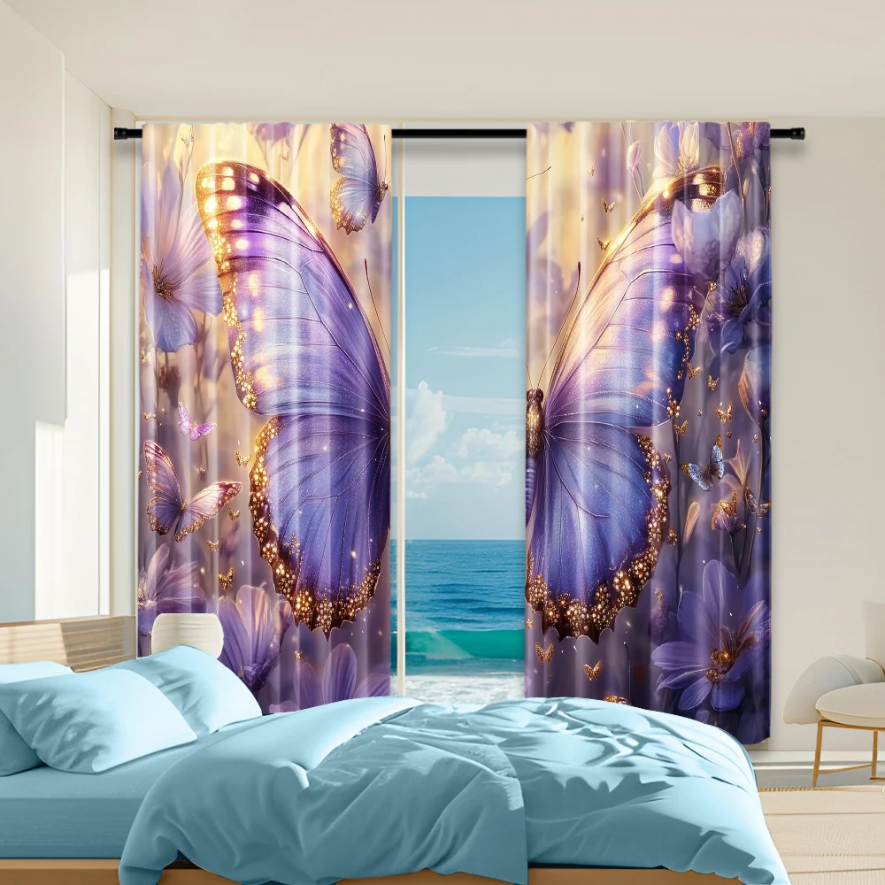 2 pcs, versatile polyester transparent curtains for home decoration Butterfly (3) for use in bedrooms and living rooms
2 pcs, versatile polyester transparent curtains for home decoration Butterfly (3) for use in bedrooms and living rooms