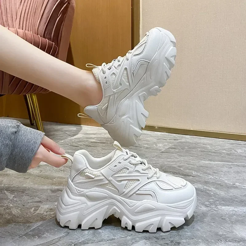 Women's Summer Platform Shoes2025 Comfortable Lace-up Mesh Sneakers Women's All-match Walking Shoes Casual Shoes for Women
Women's Summer Platform Shoes2025 Comfortable Lace-up Mesh Sneakers Women's All-match Walking Shoes Casual Shoes for Women