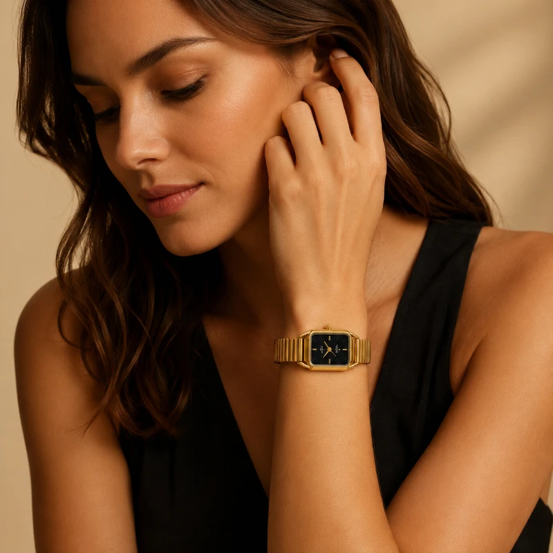 Slim Gold Women's Watches Simple Rectangle Stainless Steel Band Quartz Wristwatches Elegant Fashion Ladies Watch Montre Femme
Slim Gold Women's Watches Simple Rectangle Stainless Steel Band Quartz Wristwatches Elegant Fashion Ladies Watch Montre Femme