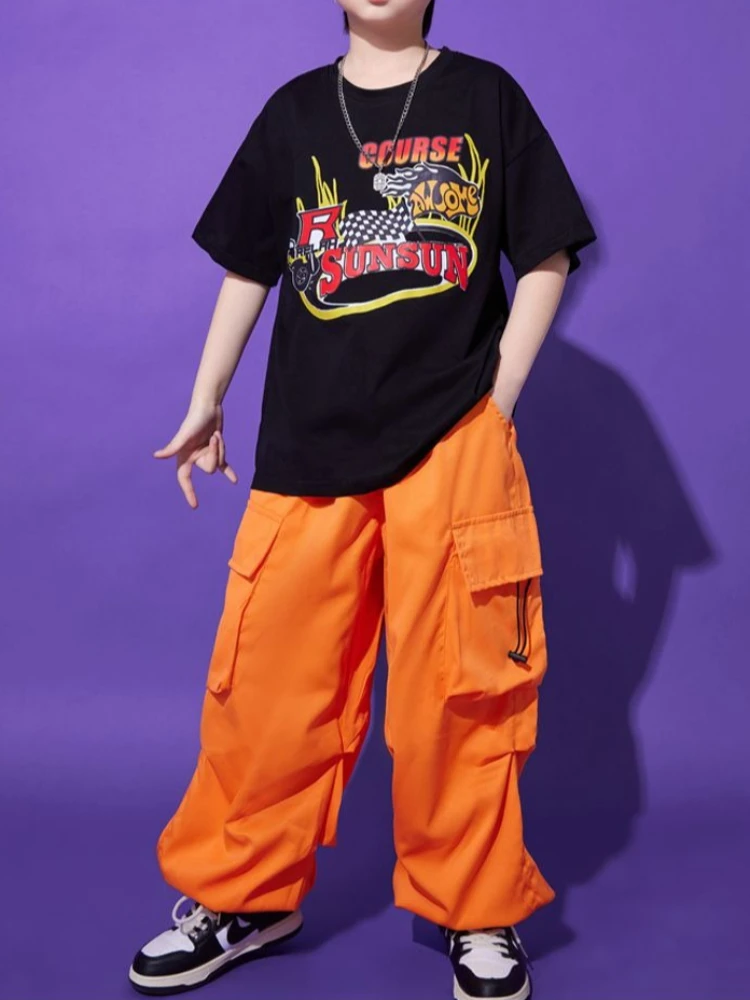 Kids Hip-Hop Street Dance Performance Outfit Trendy Jazz Dance Costume for Girls Boys Summer Cool
Kids Hip-Hop Street Dance Performance Outfit Trendy Jazz Dance Costume for Girls Boys Summer Cool