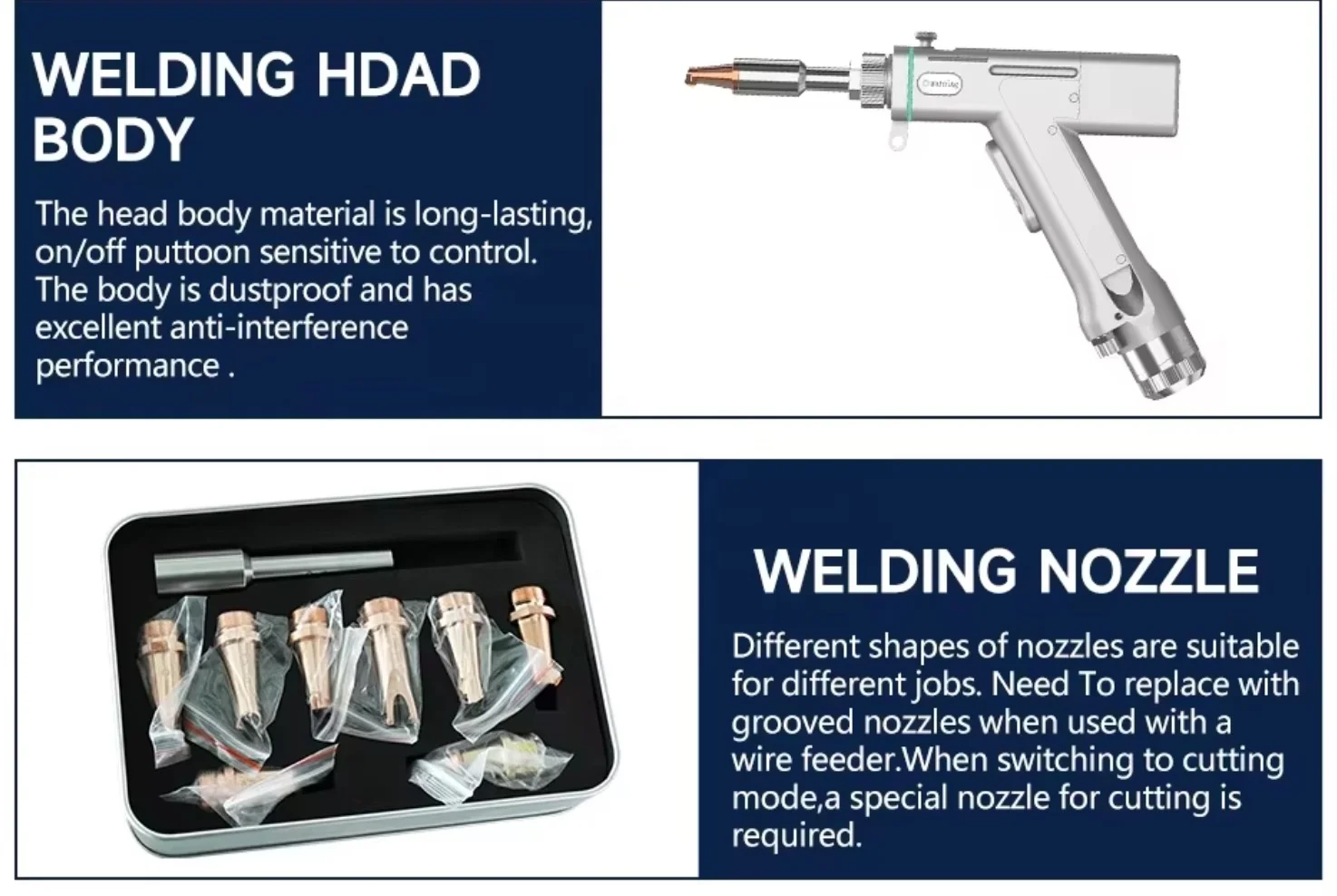 HotFactory Price SUP23T Handheld Laser Welding Head 3 in 1/4 in 1 Laser Welding Gun for Laser Welding Machine for Sale
HotFactory Price SUP23T Handheld Laser Welding Head 3 in 1/4 in 1 Laser Welding Gun for Laser Welding Machine for Sale