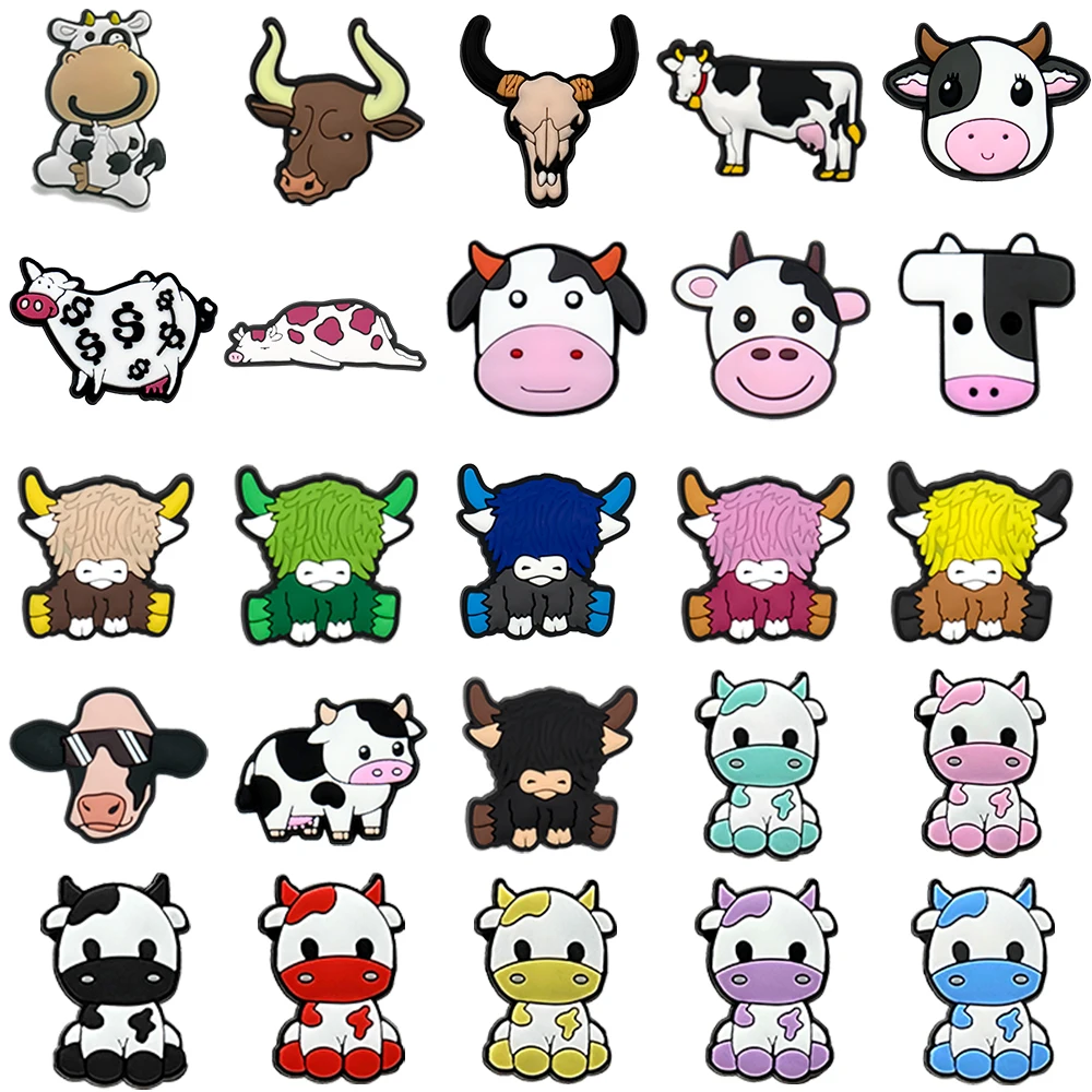 1/25PCS Cute Cow PVC Shoe Charms for Clogs, Cartoon Animal DIY Accessories for Kids & Teens Shoe Decorations for Clog Buckle
1/25PCS Cute Cow PVC Shoe Charms for Clogs, Cartoon Animal DIY Accessories for Kids & Teens Shoe Decorations for Clog Buckle