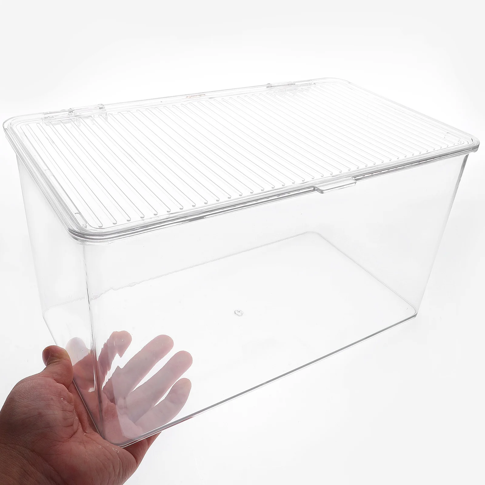 Transparent Book Storage Container With Lid For Home Office Kitchen Cabinet Classroom, Clear Organizer Box For Books Snacks
Transparent Book Storage Container With Lid For Home Office Kitchen Cabinet Classroom, Clear Organizer Box For Books Snacks