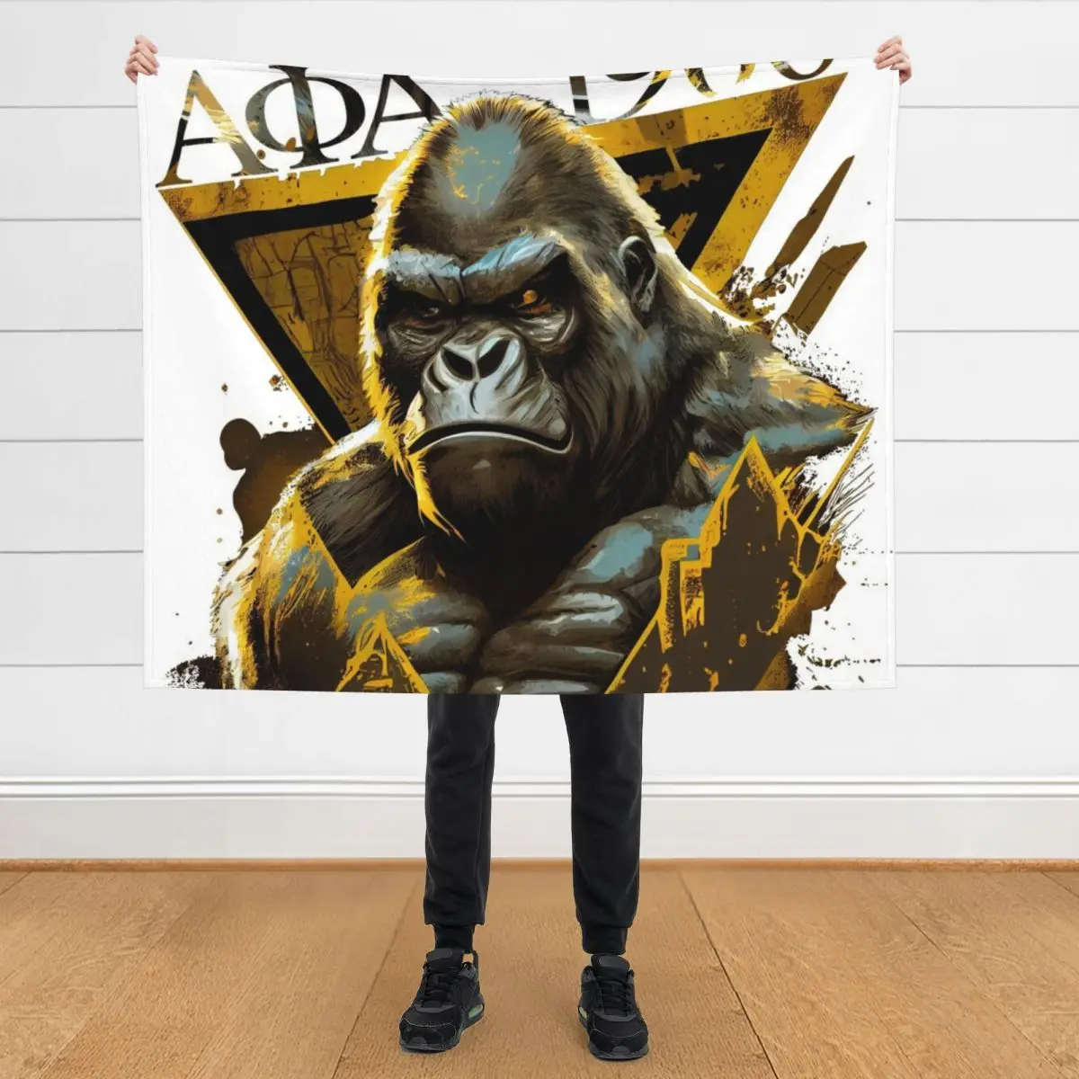 Alpha Phi Alpha - Abstract Gorilla Throw Blanket Hair Bed Fashionable Luxury Designer Blankets
Alpha Phi Alpha - Abstract Gorilla Throw Blanket Hair Bed Fashionable Luxury Designer Blankets