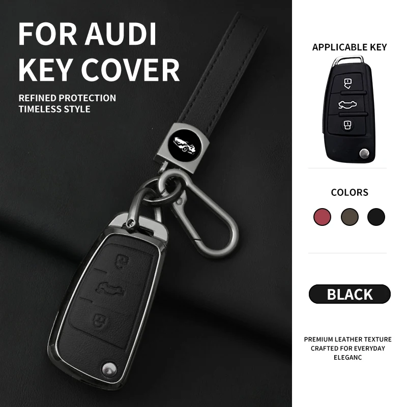 Zinc Alloy Smart Key Fob,For Audi A2 A3 A4 A6 A6L A8 Q7 TT Metal Remote Key Outer Protective Wrap Car Key Ornament
Zinc Alloy Smart Key Fob,For Audi A2 A3 A4 A6 A6L A8 Q7 TT Metal Remote Key Outer Protective Wrap Car Key Ornament
