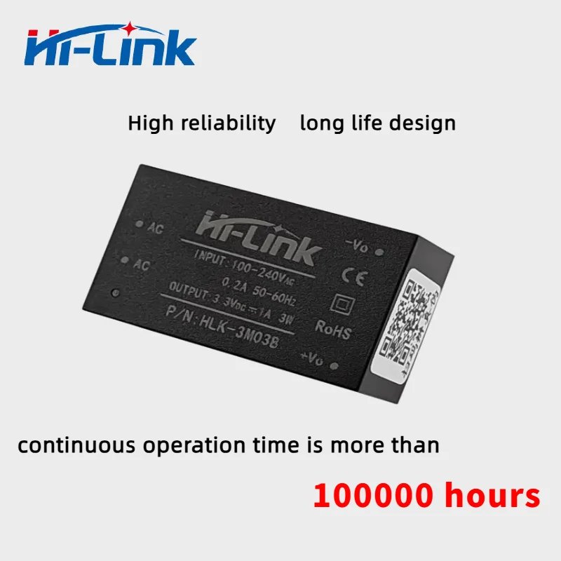 Hi-Link 3M03B Сверхмалый модуль питания мощностью 3 Вт Ультратонкий компактный самый маленький размер Нет необходимости для работы по внешней схеме
Hi-Link 3M03B Сверхмалый модуль питания мощностью 3 Вт Ультратонкий компактный самый маленький размер Нет необходимости для работы по внешней схеме