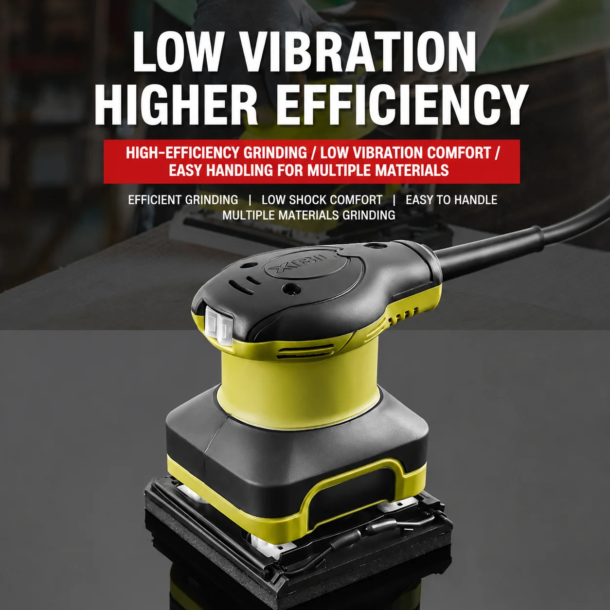 Handheld Sander Electric Small Flat Wall Grinding Machine Flat Sandpaper Polishing Machine Household Woodworking Sanding Machine
Handheld Sander Electric Small Flat Wall Grinding Machine Flat Sandpaper Polishing Machine Household Woodworking Sanding Machine
