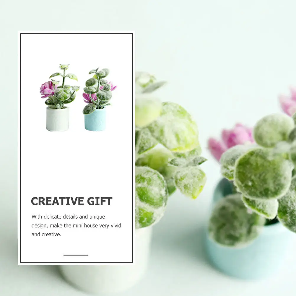 2Pcs Mini House Accessories Simple Style Miniature Bonsai Artificial Potted Plant Landscape Prop for Home Decor
2Pcs Mini House Accessories Simple Style Miniature Bonsai Artificial Potted Plant Landscape Prop for Home Decor