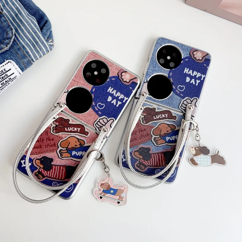 Phone Case for Huawei P50 Pocket2 Luck Puppy Patterned Huawei P50 Pocket2 Fashion Bracelet Phone Case
Phone Case for Huawei P50 Pocket2 Luck Puppy Patterned Huawei P50 Pocket2 Fashion Bracelet Phone Case