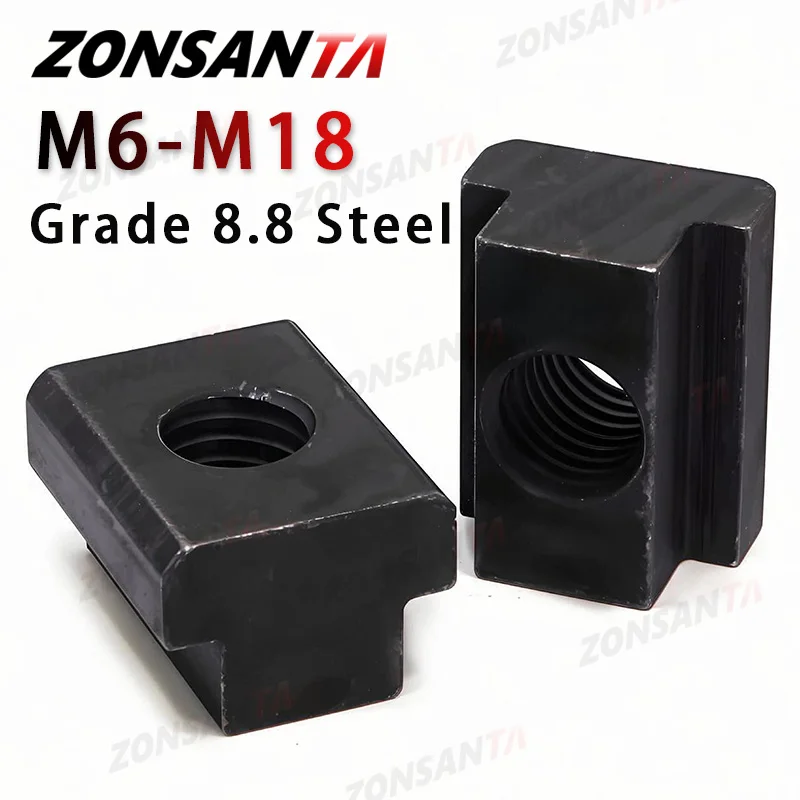 2pcs 45# Steel Grade 8.8 Finish T-Slot HRC:23-32 T-nut M6 M8 M10 M12 M16 M18 Oxided T-block T-groove Pressing Plate Nuts
2pcs 45# Steel Grade 8.8 Finish T-Slot HRC:23-32 T-nut M6 M8 M10 M12 M16 M18 Oxided T-block T-groove Pressing Plate Nuts