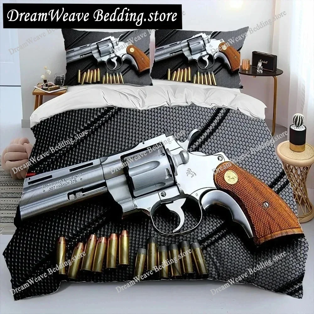 Rifle Revolver Cartridge Gun Comforter Bedding Set,Fashion Duvet Cover Set ,King Queen Size Polyester Quilt Cover Luxury Gift963
Rifle Revolver Cartridge Gun Comforter Bedding Set,Fashion Duvet Cover Set ,King Queen Size Polyester Quilt Cover Luxury Gift963
