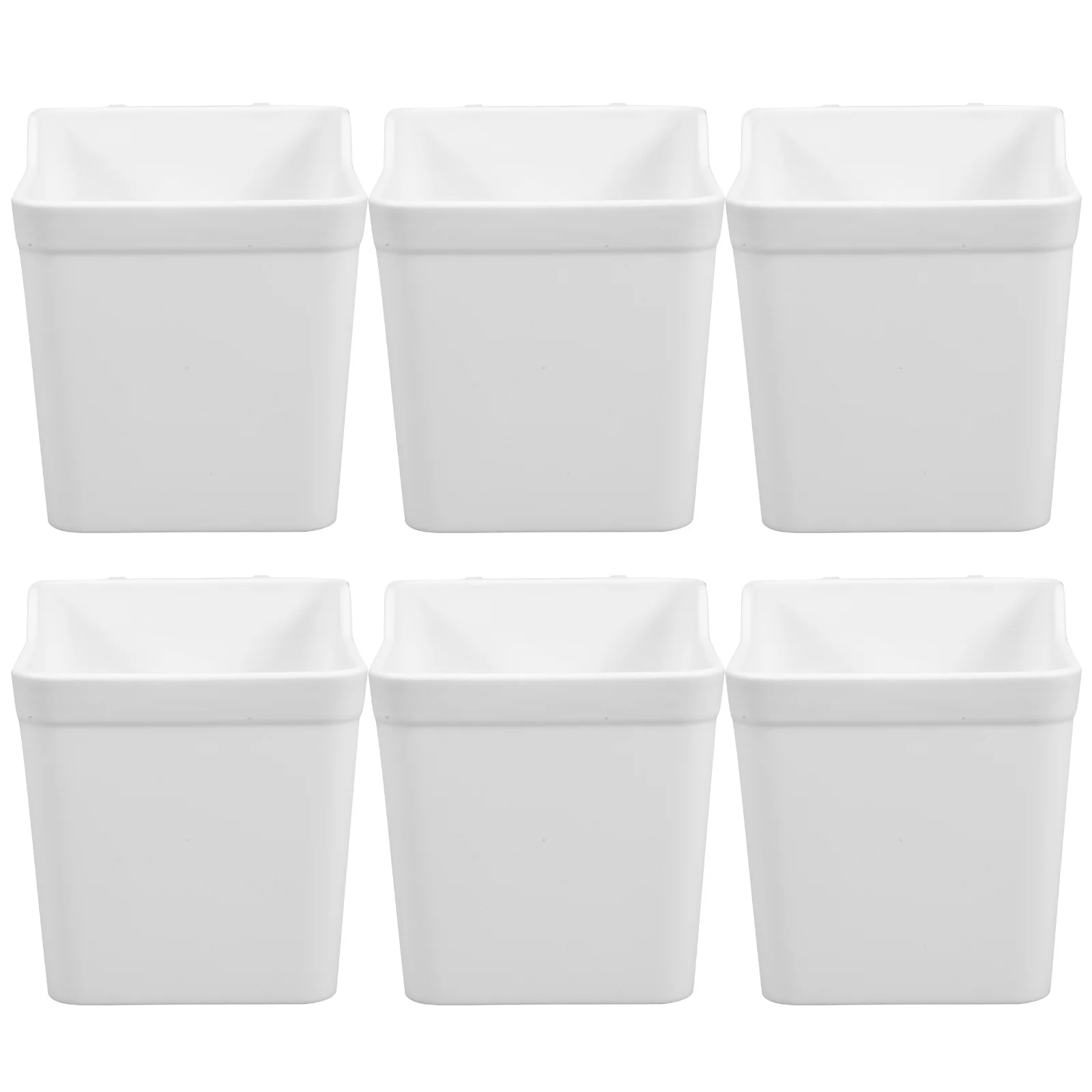 6pcs Pegboard Cups Storage Bins White ABS Material Organizer Craft Room Kitchen Garage Workshop Parts Storage Universal Hook
6pcs Pegboard Cups Storage Bins White ABS Material Organizer Craft Room Kitchen Garage Workshop Parts Storage Universal Hook