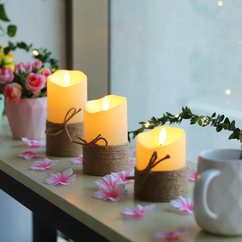 3 шт./компл. мерцающие беспламенные светодиодные свечи, рождественские электрические свечи на столбе с пеньковой веревкой, вотивная лампа, свадебный рождественский домашний декор
3 шт./компл. мерцающие беспламенные светодиодные свечи, рождественские электрические свечи на столбе с пеньковой веревкой, вотивная лампа, свадебный рождественский домашний декор