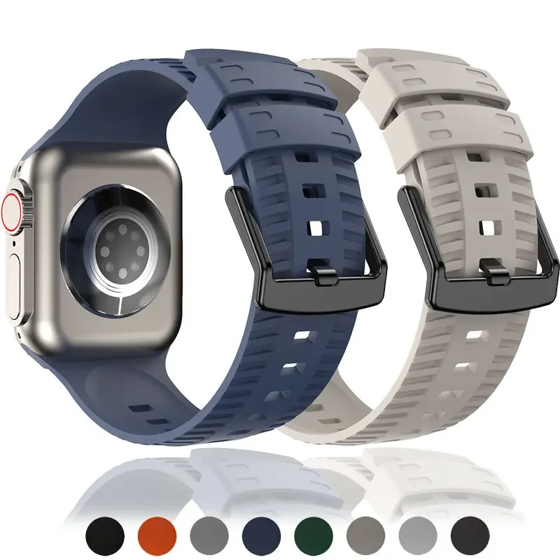 Силиконовый браслет для Apple Watch, ремешок 49 мм, 45 мм, 41 мм, 44 мм, 40 мм, 42 мм, 46 мм, мягкий прочный ремешок iWatch Ultra Series 10 9 5 SE 6 7 8
Силиконовый браслет для Apple Watch, ремешок 49 мм, 45 мм, 41 мм, 44 мм, 40 мм, 42 мм, 46 мм, мягкий прочный ремешок iWatch Ultra Series 10 9 5 SE 6 7 8