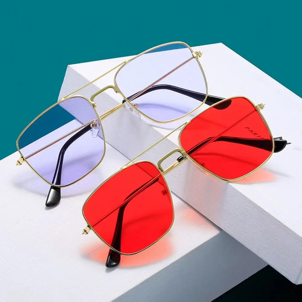 Fashion Metal Double Bridge Sunglasses Colored UV400 Ocean Lens Shades Square Metal Sunglasses for Men & Women
Fashion Metal Double Bridge Sunglasses Colored UV400 Ocean Lens Shades Square Metal Sunglasses for Men & Women