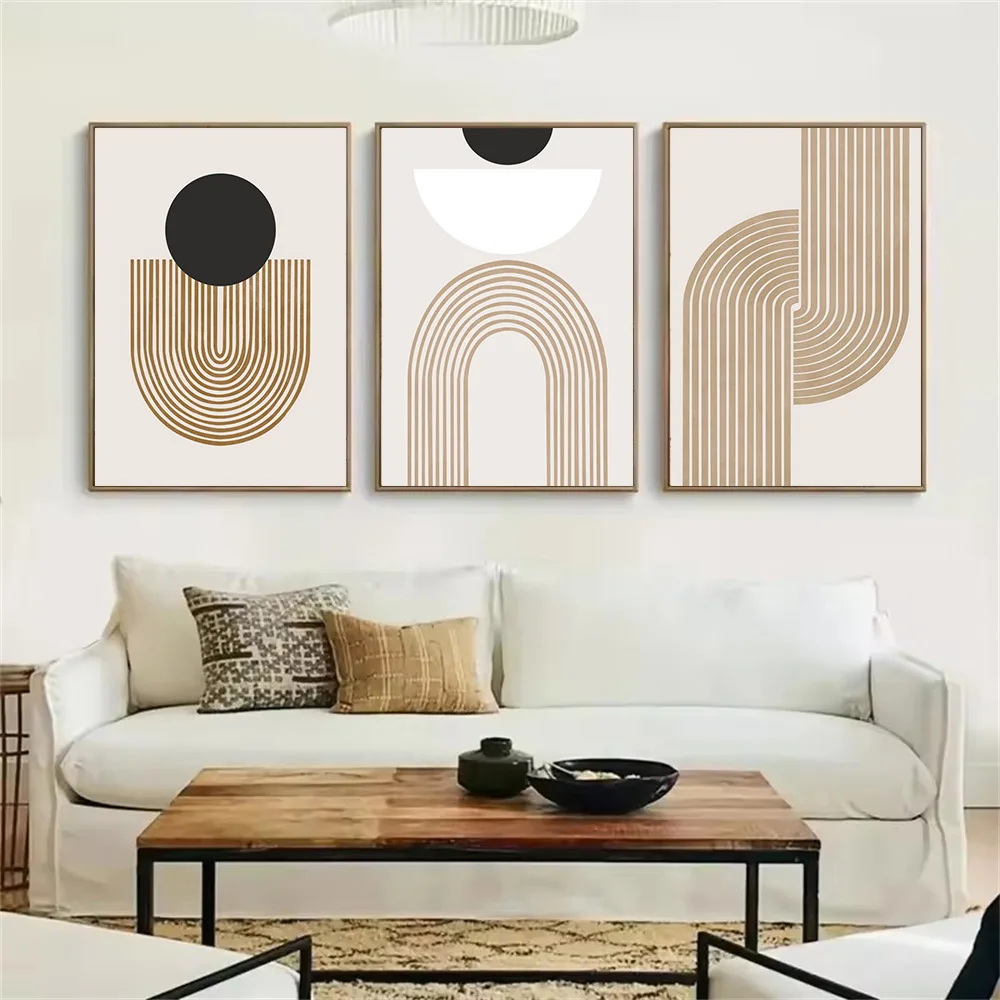 Boho Beige Lines Wall Art Poster Abstract Geometric Canvas Painting Neutral Retro Print Pictures Modern Living Room Home Decor
Boho Beige Lines Wall Art Poster Abstract Geometric Canvas Painting Neutral Retro Print Pictures Modern Living Room Home Decor